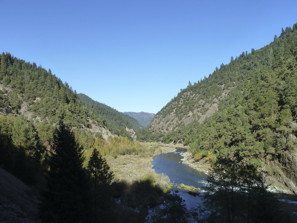 The Wild and Scenic Rogue River near Galice, Oregon at the northwestern portion of the planning area.