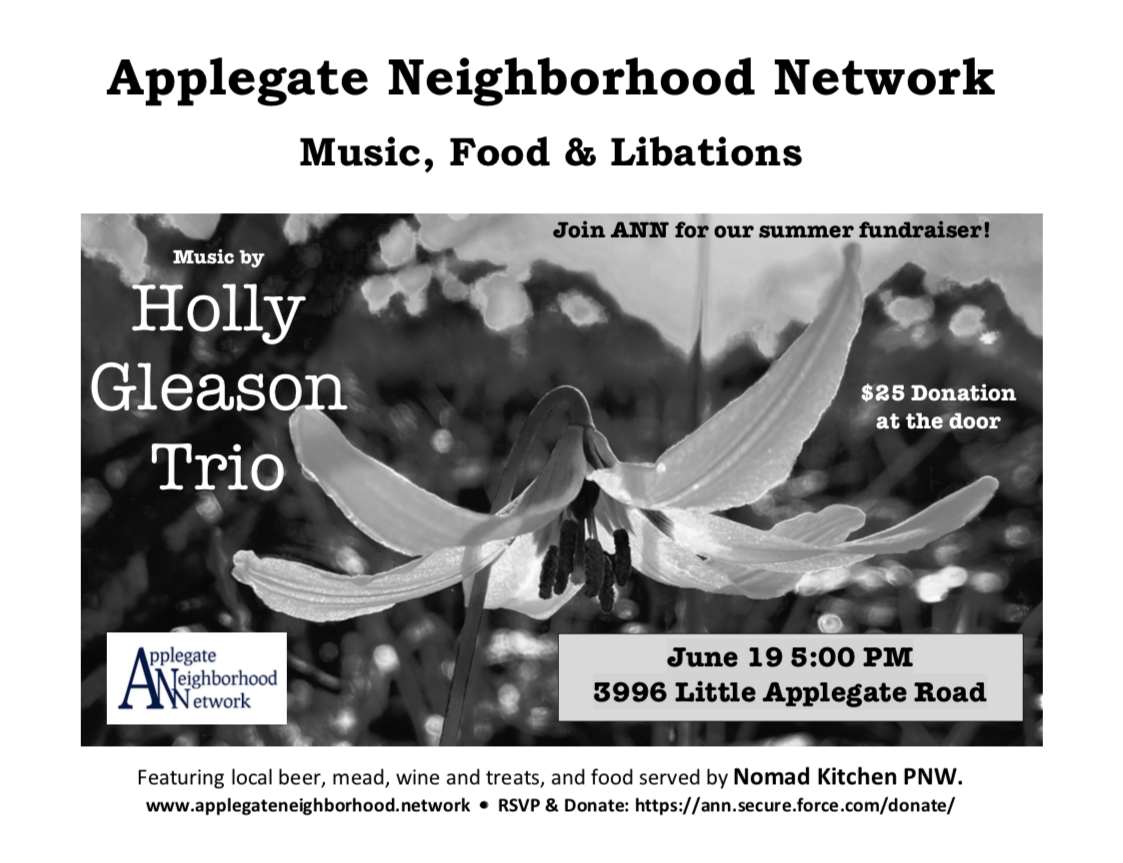 Coming Soon! The ANN Summer Fundraiser with the Holly Gleason Trio!